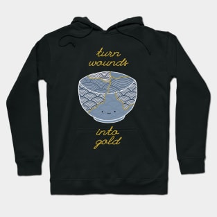 Cute Kintsugi Turn Wounds Into Gold Hoodie